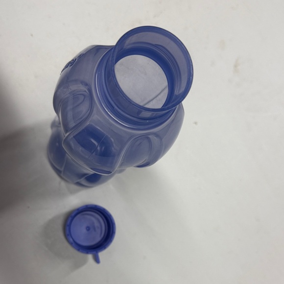 Tupperware Translucent Blue Bottle - Picture 3 of 4